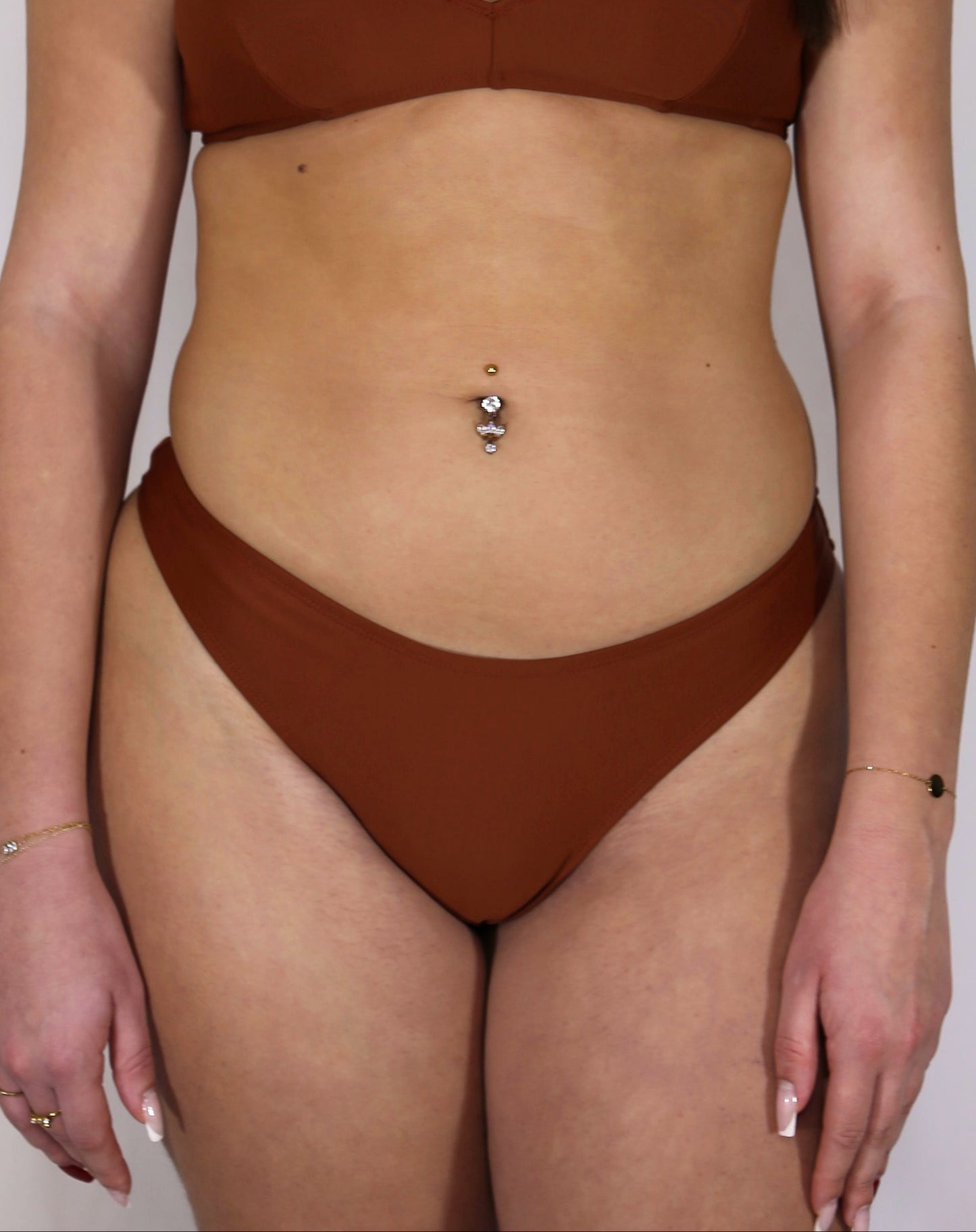 Bas de maillot de bain menstruel GAÏA - Caramel