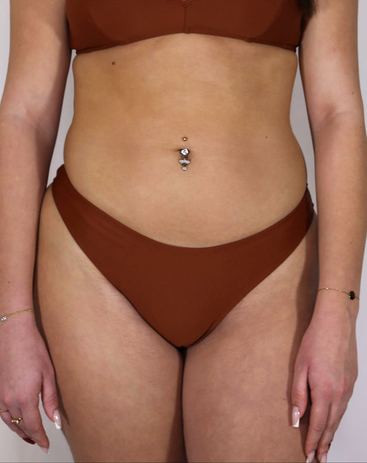 Bas de maillot de bain menstruel GAÏA - Caramel
