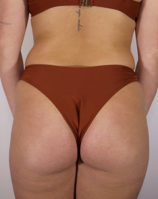 Bas de maillot de bain menstruel GAÏA - Caramel