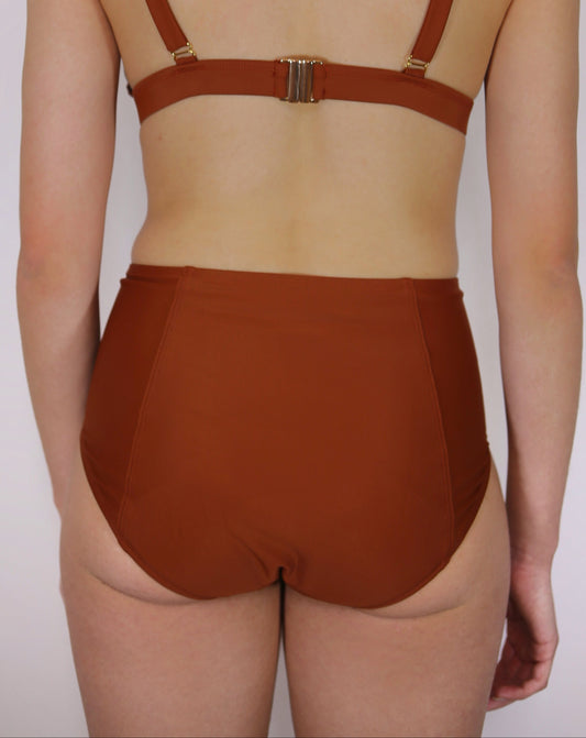 Bas de maillot de bain menstruel - MAYA - Caramel