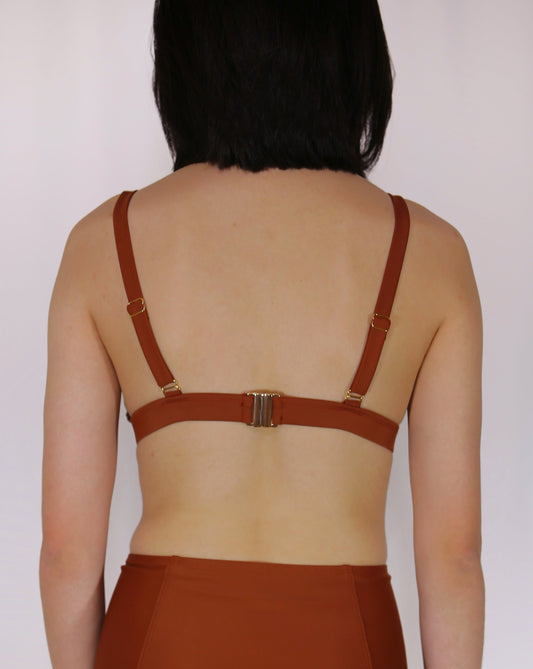 Haut de maillot de bain - NAOMI - Caramel