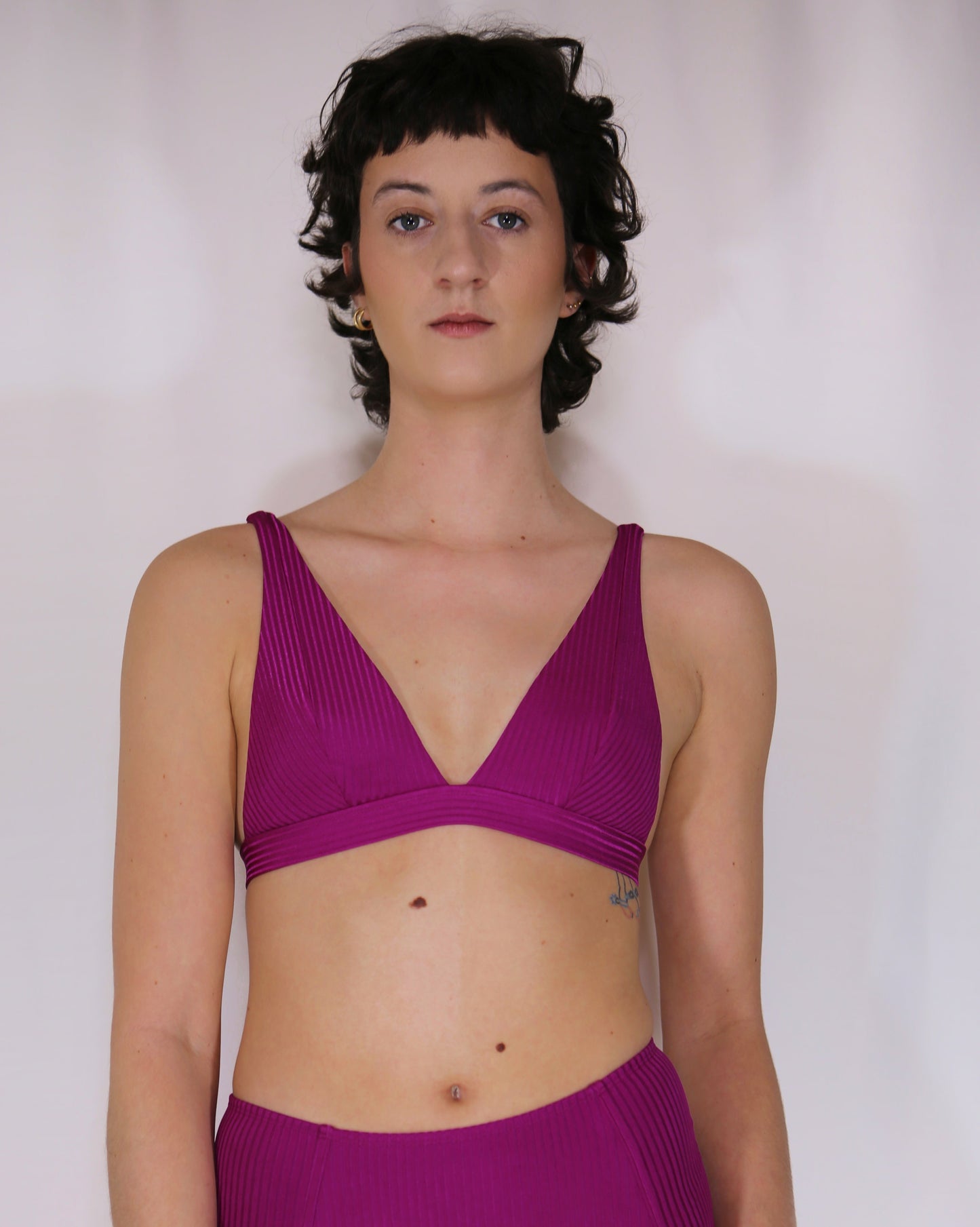 Haut de maillot de bain - NAOMI - Framboise