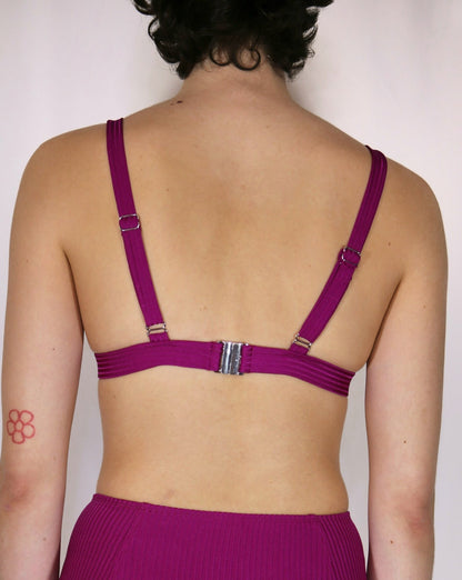 Haut de maillot de bain - NAOMI - Framboise