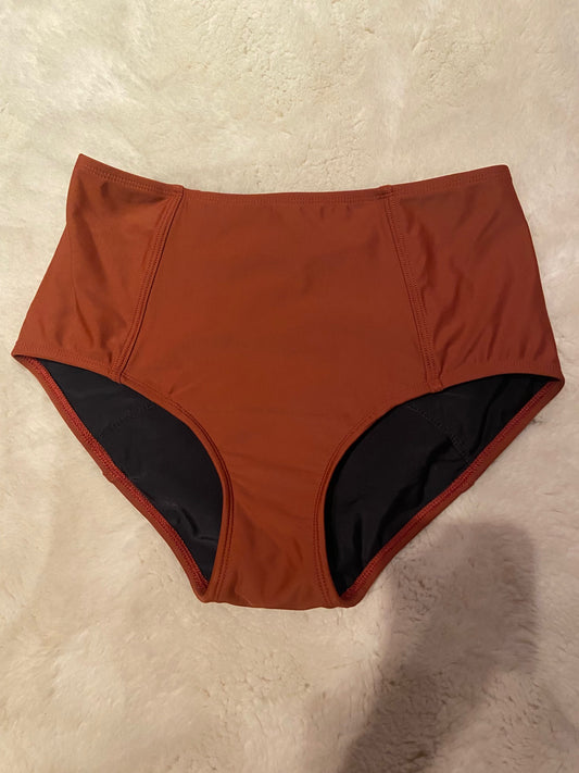 Bas de maillot de bain menstruel - MAYA - Caramel