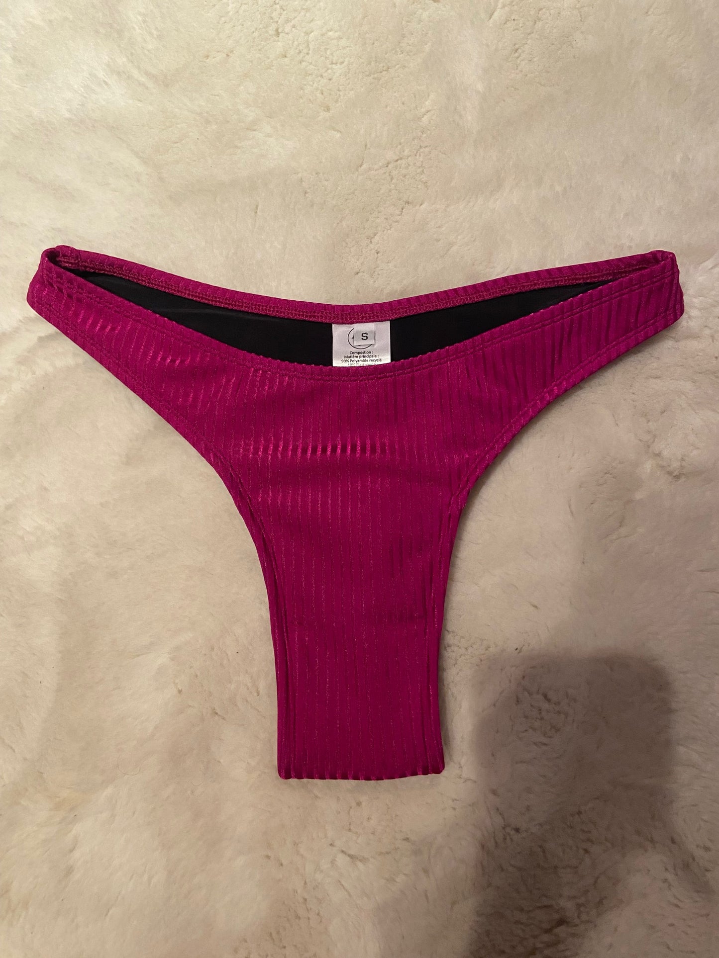 Bas de maillot de bain menstruel GAÏA - Framboise