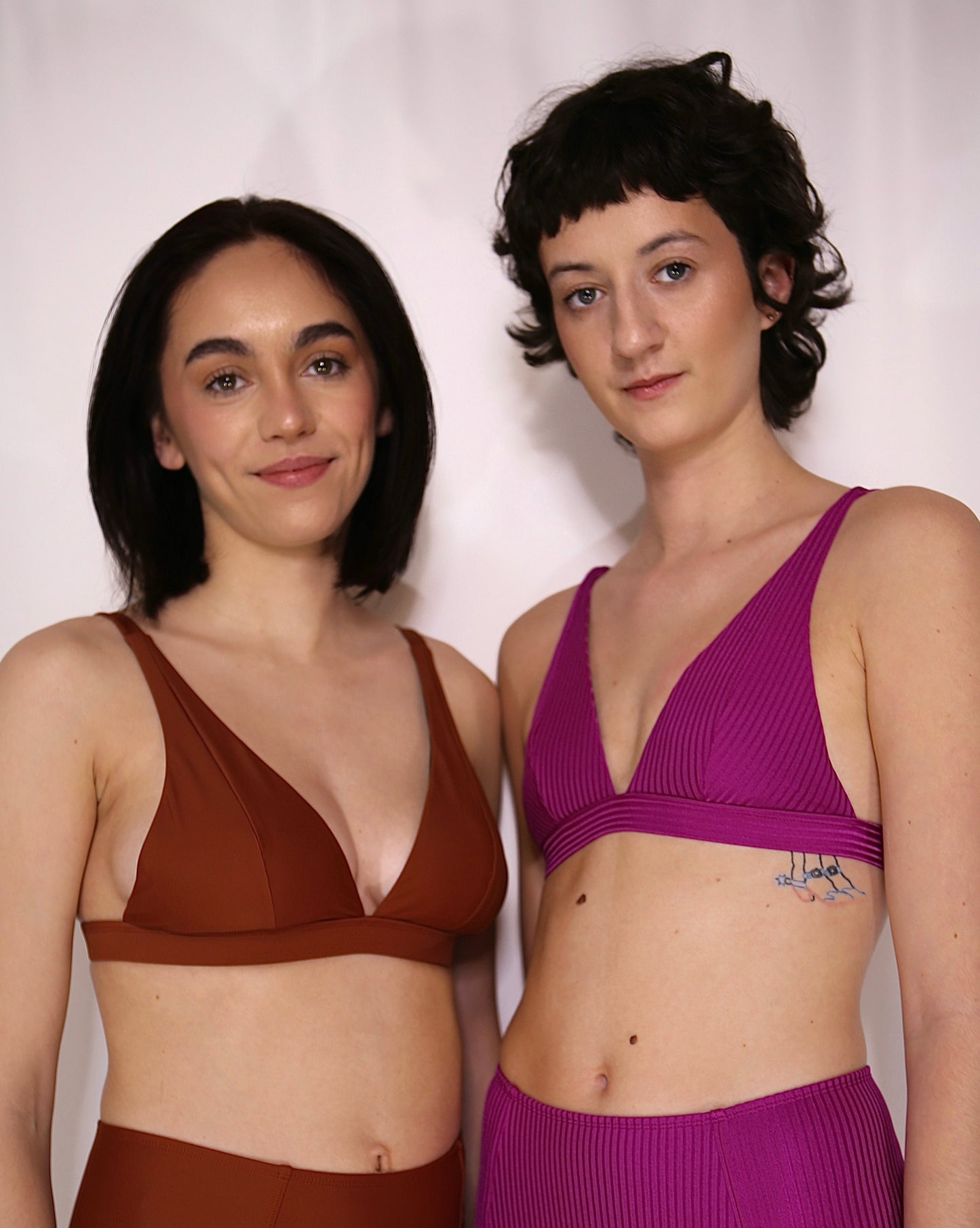 Haut de maillot de bain - NAOMI - Framboise